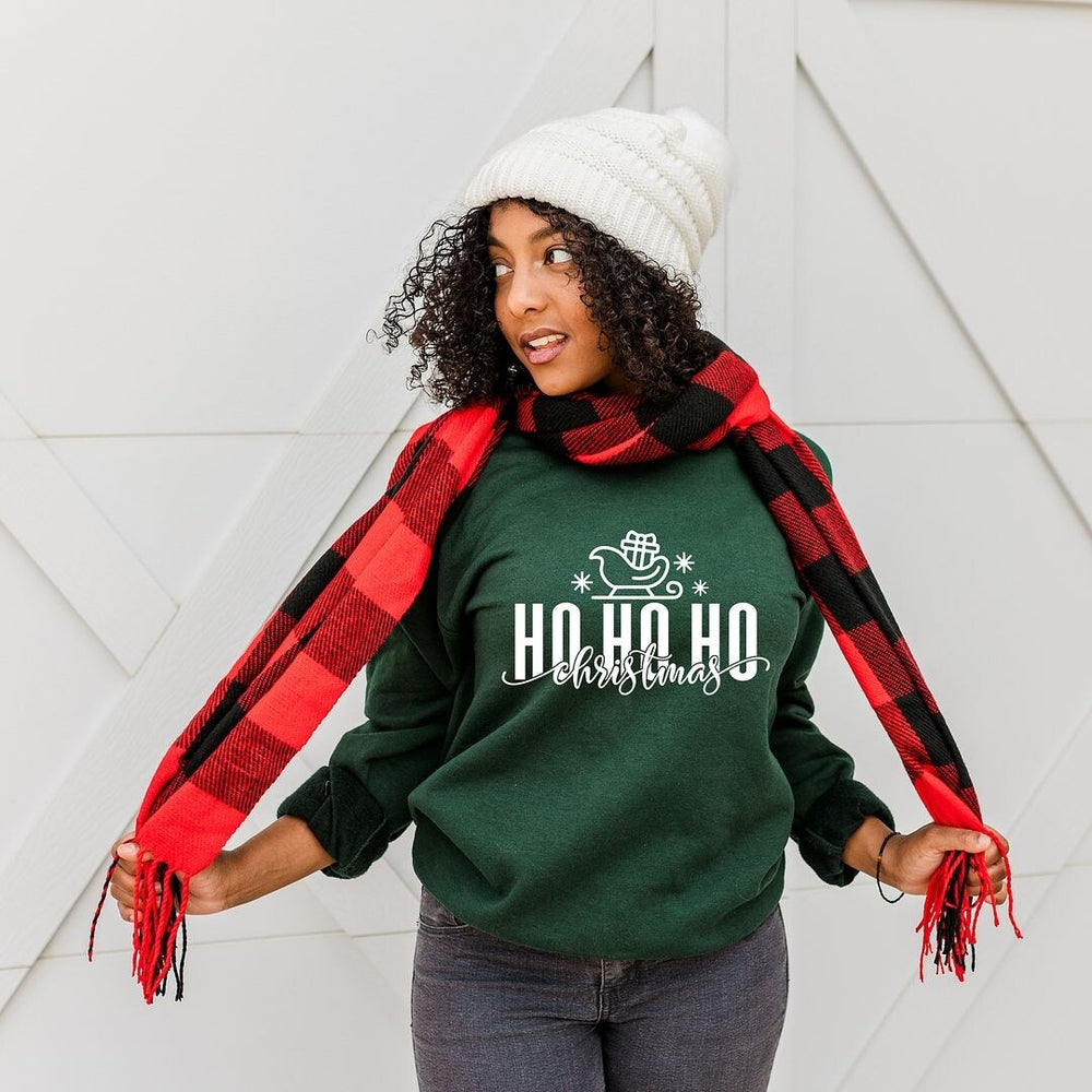 Sleigh Ho Ho Ho Graphic Sweatshirt