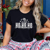 Sleigh Ho Ho Ho Short Sleeve Crewnneck Tee