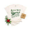 Sleigh Rides On Santa Claus Lane Garment Dyed Tee