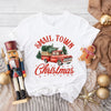 Small Town Christmas Truck Short Sleeve Tee