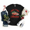 Small Town Christmas Truck Short Sleeve Tee