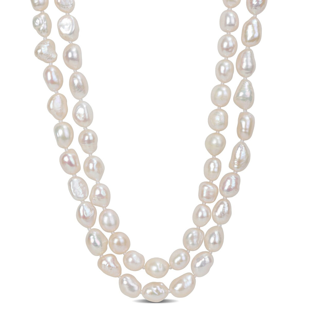 Sofia B. 10mm Cultured Freshwater Pearl Graduated Endless Pearl Necklace, 64 in