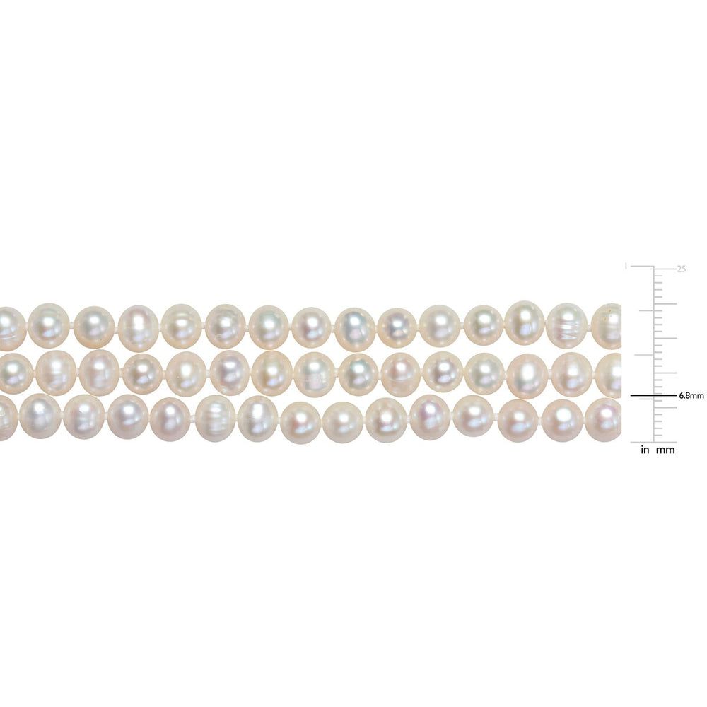 Sofia B. 5.5-6mm Cultured Freshwater Pearl Multi-Layer Endless Necklace - 100 in