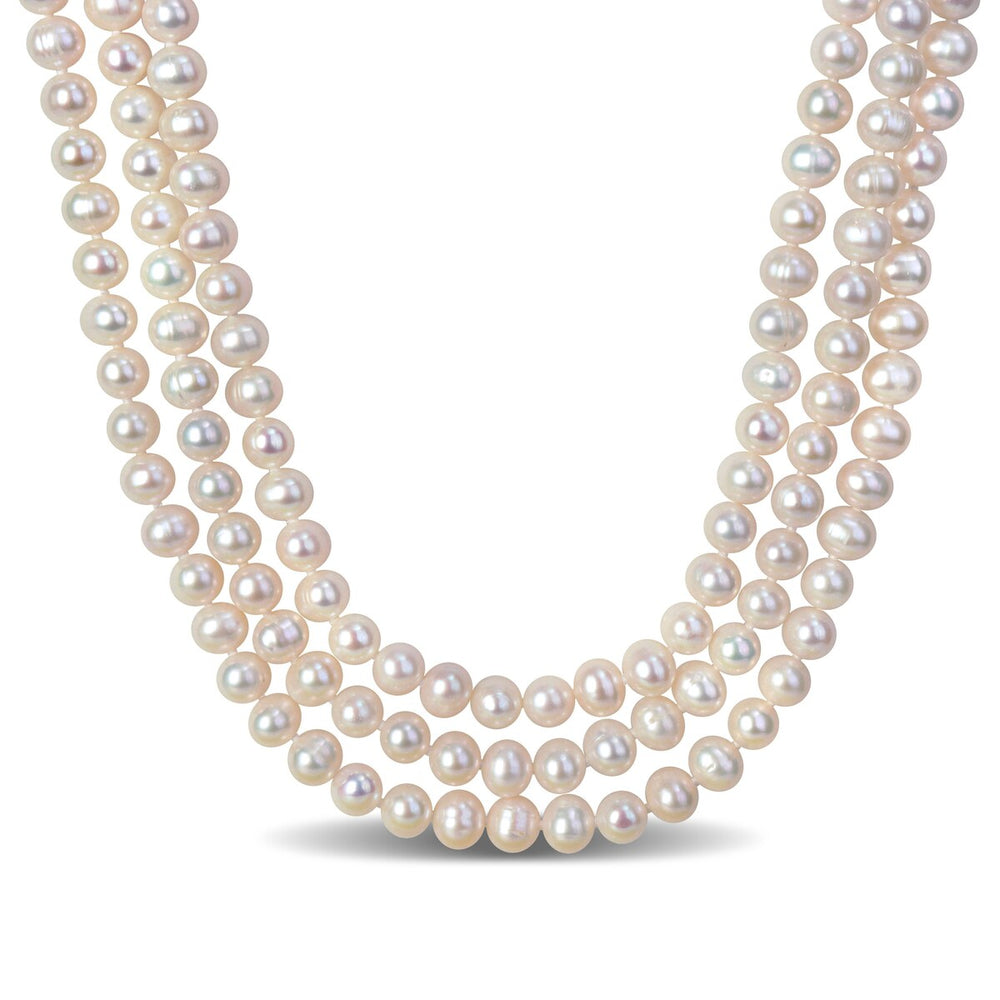 Sofia B. 5.5-6mm Cultured Freshwater Pearl Multi-Layer Endless Necklace - 100 in