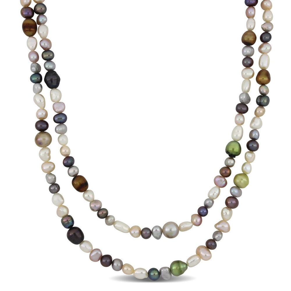 Sofia B. 5.5-8.5mm Multi-Color Cultured Freshwater Pearl Endless Necklace - 72 in.