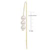 Sofia B. 6-6.5mm Cultured Freshwater Pearl Threader Earrings 10k Yellow Gold