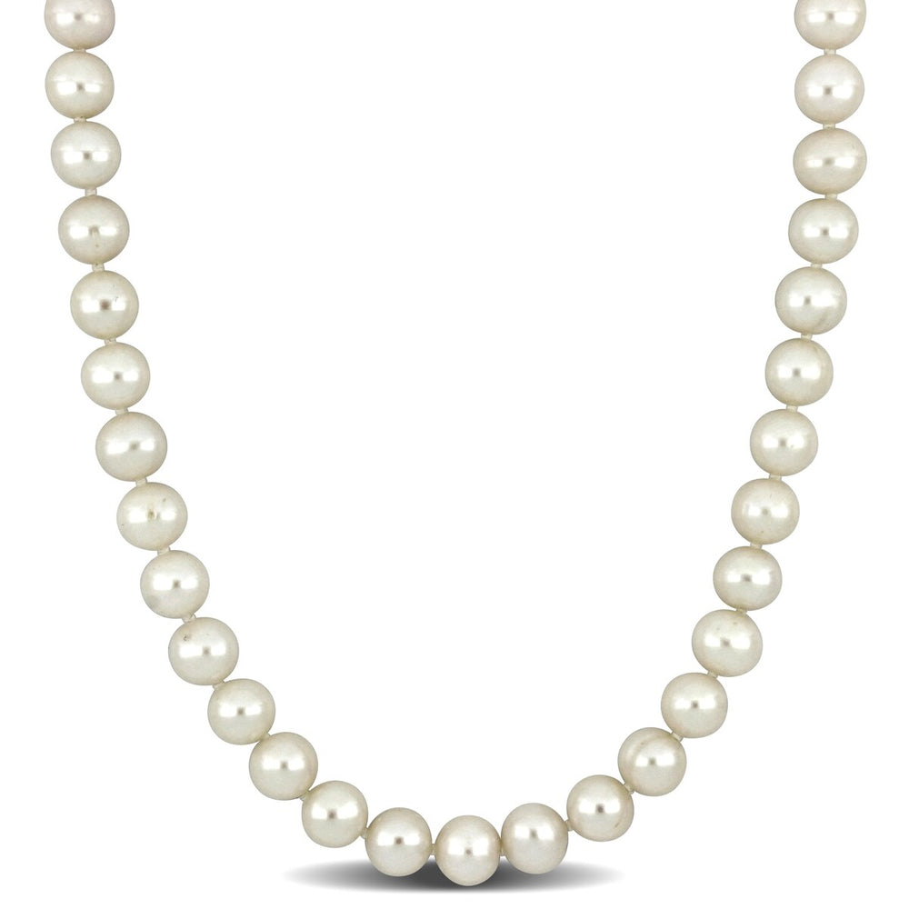 Sofia B. 8-8.5mm Cultured Freshwater Pearl Strand Necklace Sterling Silver Clasp