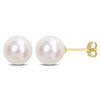 Sofia B. 8mm Cultured Freshwater Pearl Stud Earrings 14k Yellow Gold