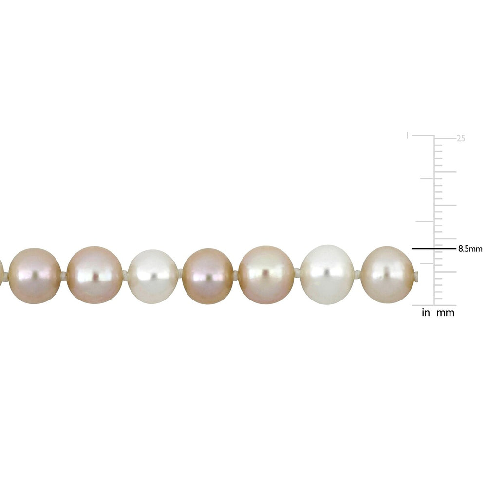 Sofia B. 8mm Multi-Colored Cultured Freshwater Pearl Necklace Sterling Silver