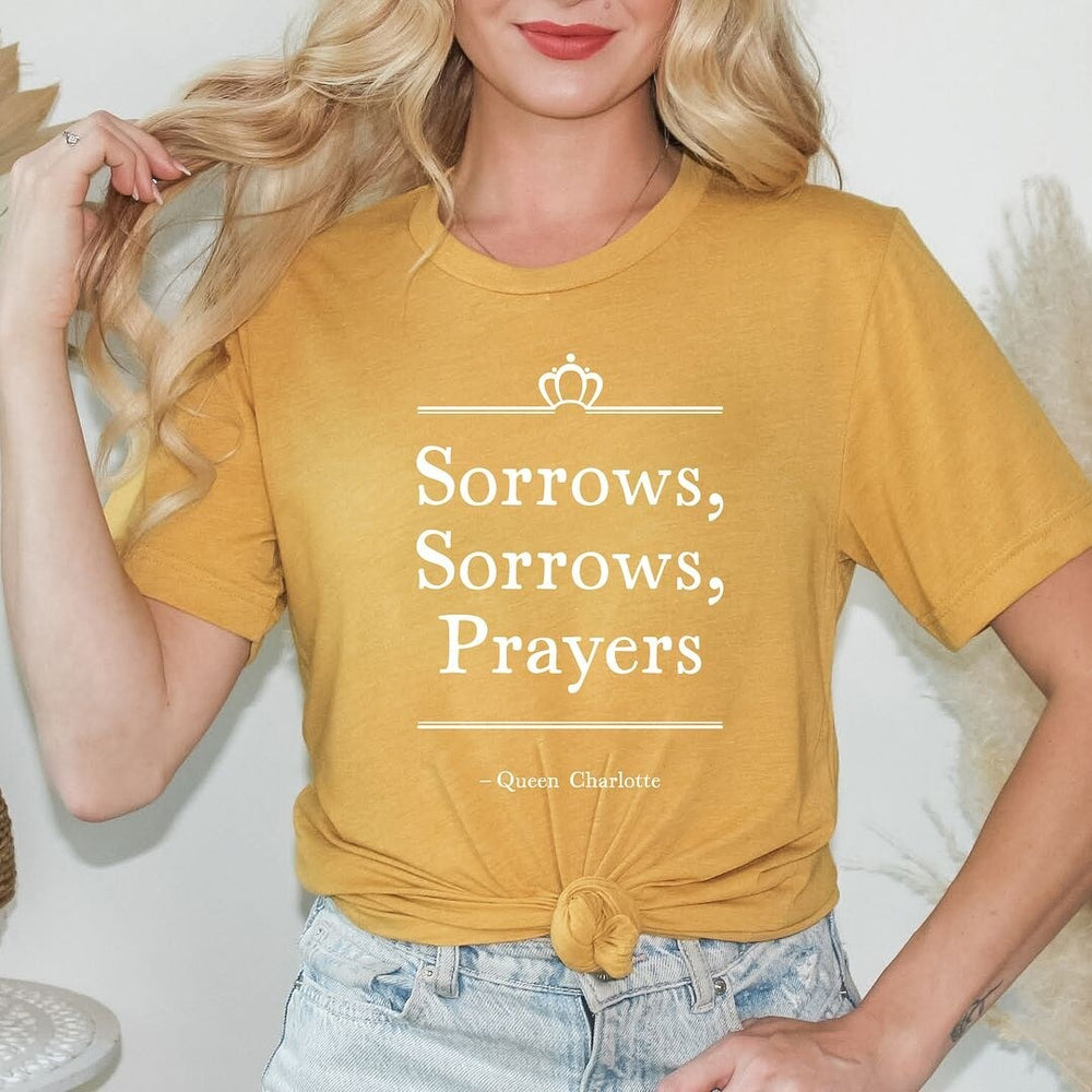 Sorrows Sorrows Prayers Short Sleeve Crewnneck Tee