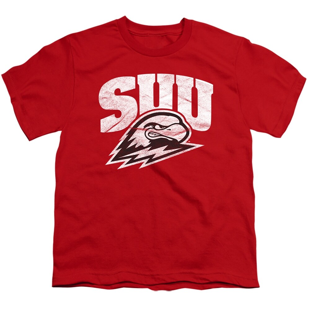 Southern Utah University Distressed Primary Kids T Shirt for Youth Boys and Girls