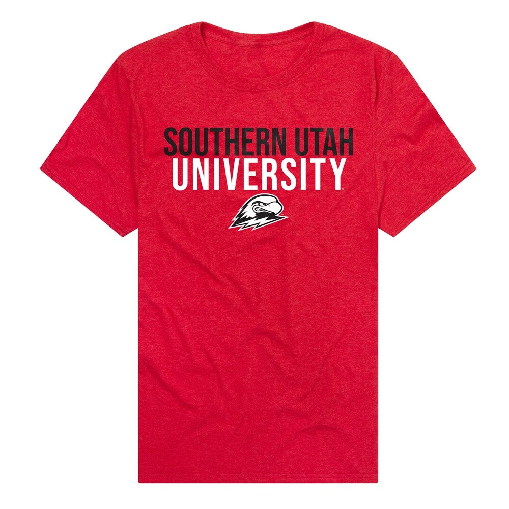 Southern Utah University Stacked Unisex Adult Heathered Premium T Shirt