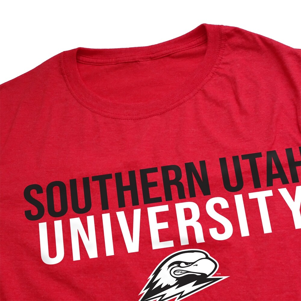 Southern Utah University Stacked Unisex Adult Heathered Premium T Shirt