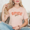 Spice Girl Varsity Cursive Short Sleeve Crewnneck Tee