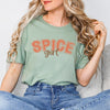 Spice Girl Varsity Cursive Short Sleeve Crewnneck Tee