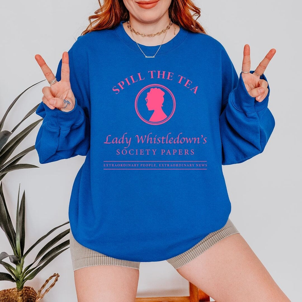 Spill The Tea Graphic Sweatshirt