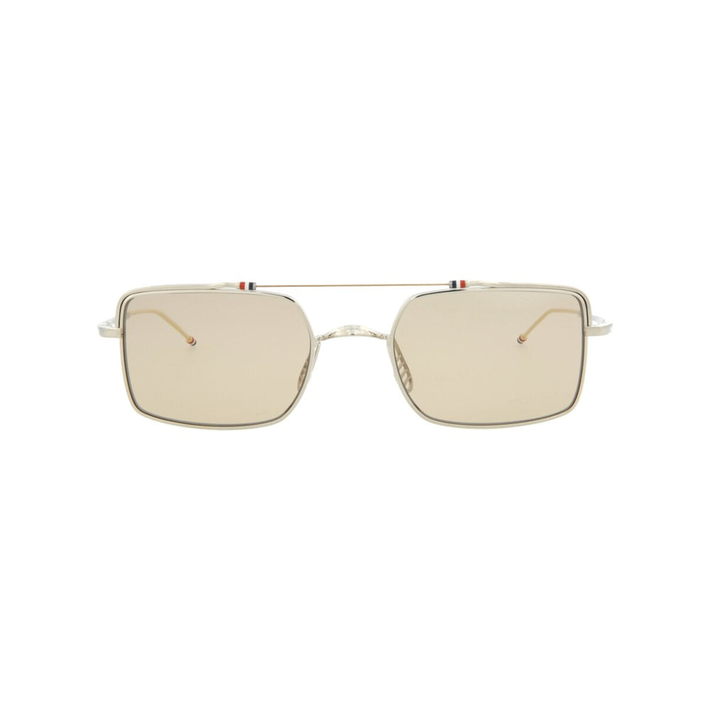 Thom Browne Square-Frame Metal Sunglasses - One Size