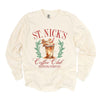 St Nicks Coffee Club Garment Dyed Long Sleeve