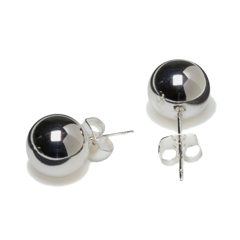 Stainless Steel Ball Stud Earrings