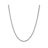 Stainless Steel Box Chain Necklace - White