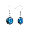 Starry Night Circular Drop Earrings