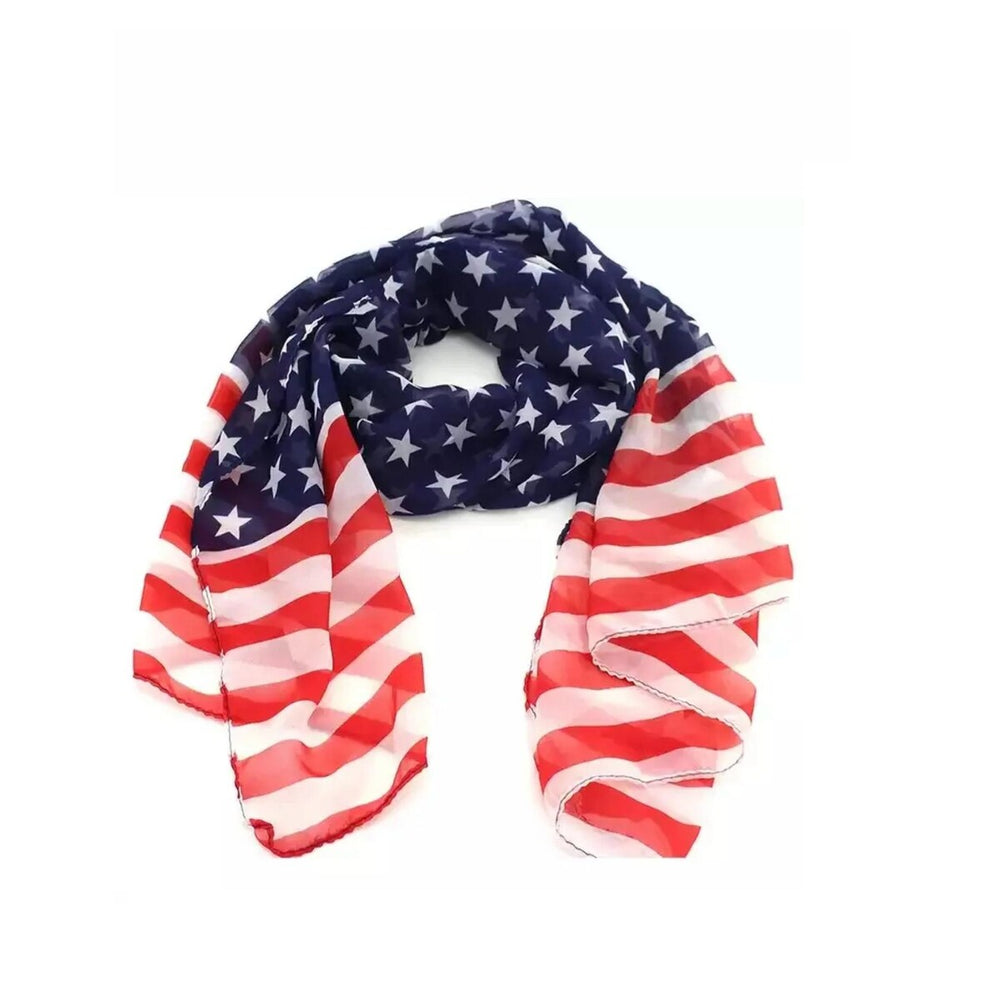 Stars and Stripes Light Flag Scarf