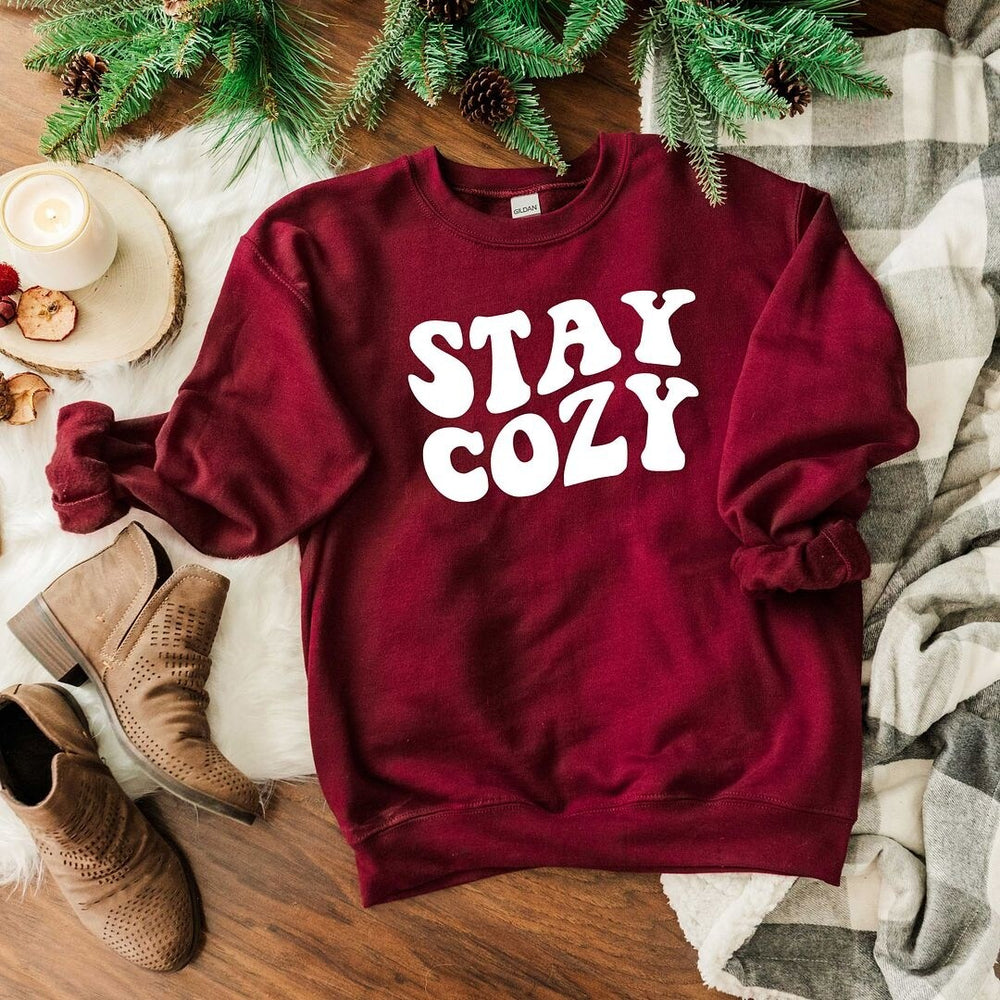 Stay Cozy Graphic Sweatshirt