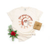 Stay Merry and Bright Santa Garment Dyed Tee