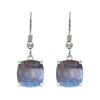 Sterling Silver 11.70ct Natural Blue Labradorite Dangle Earrings