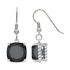 Sterling Silver 15.25ct Natural Black Spinel Dangle Earrings