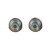 Sterling Silver Abalone Shell Stud Earrings