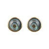 Sterling Silver Abalone Shell Stud Earrings