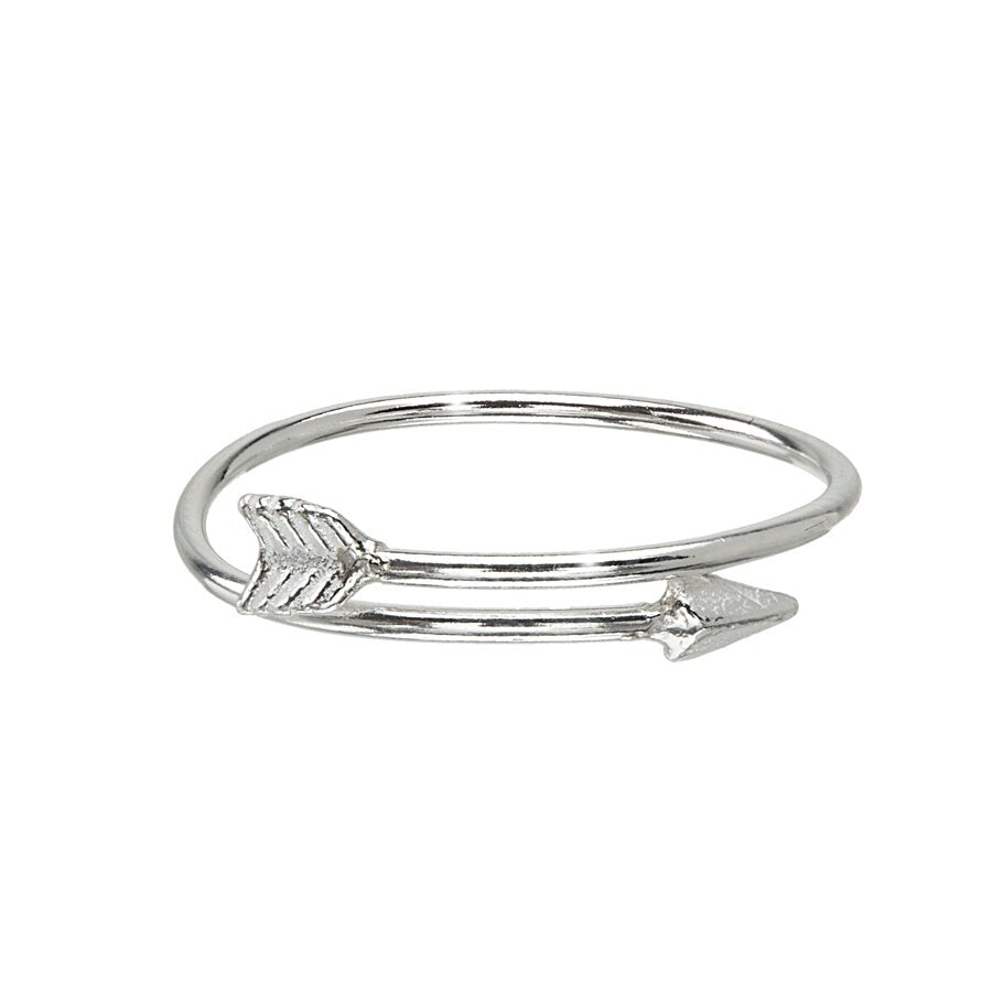 Sterling Silver Arrow Bypass Ring