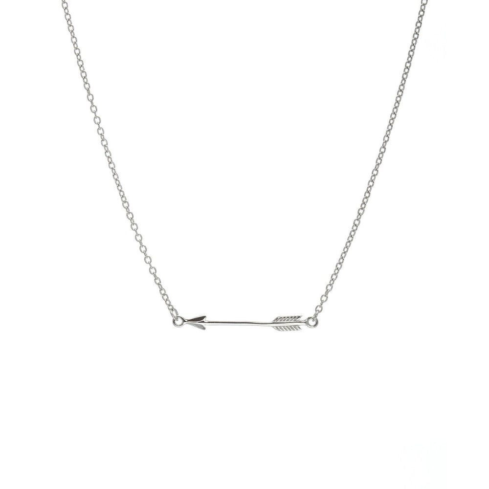 Sterling Silver Arrow Pendant Necklace