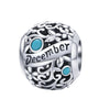 Sterling Silver Birthstone Charm