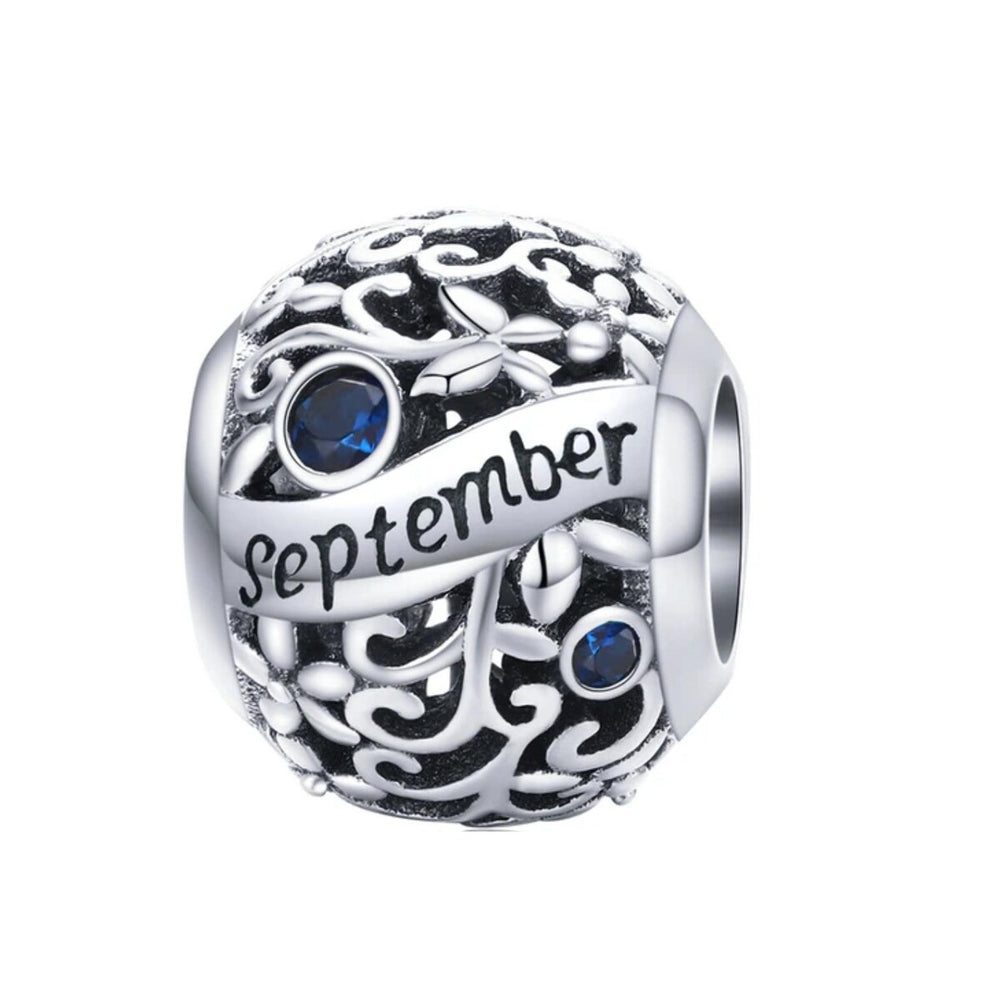 Sterling Silver Birthstone Charm