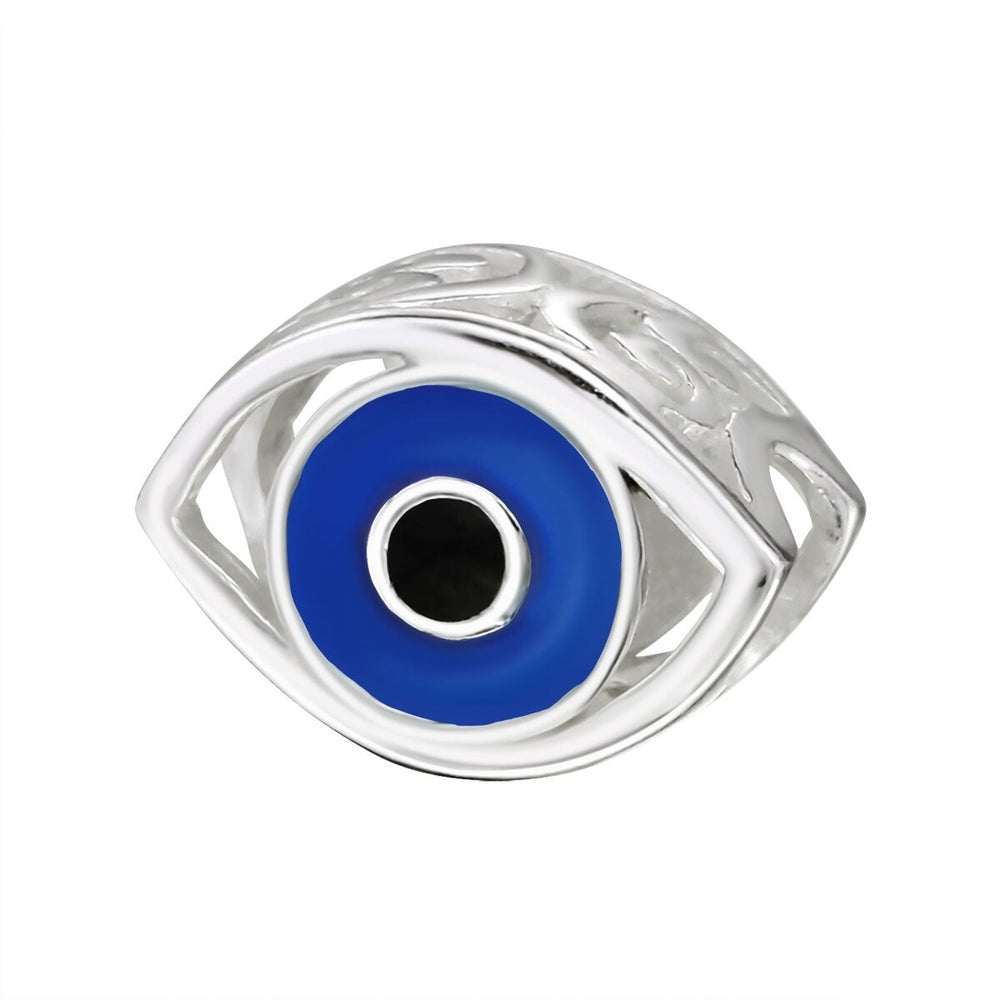 Sterling Silver Blue Eye Charm