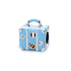 Sterling Silver Blue Suitcase Travel Lover Charm Bead