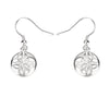 Sterling Silver Celtic Hook Earrings - 26mm L x 12mm W