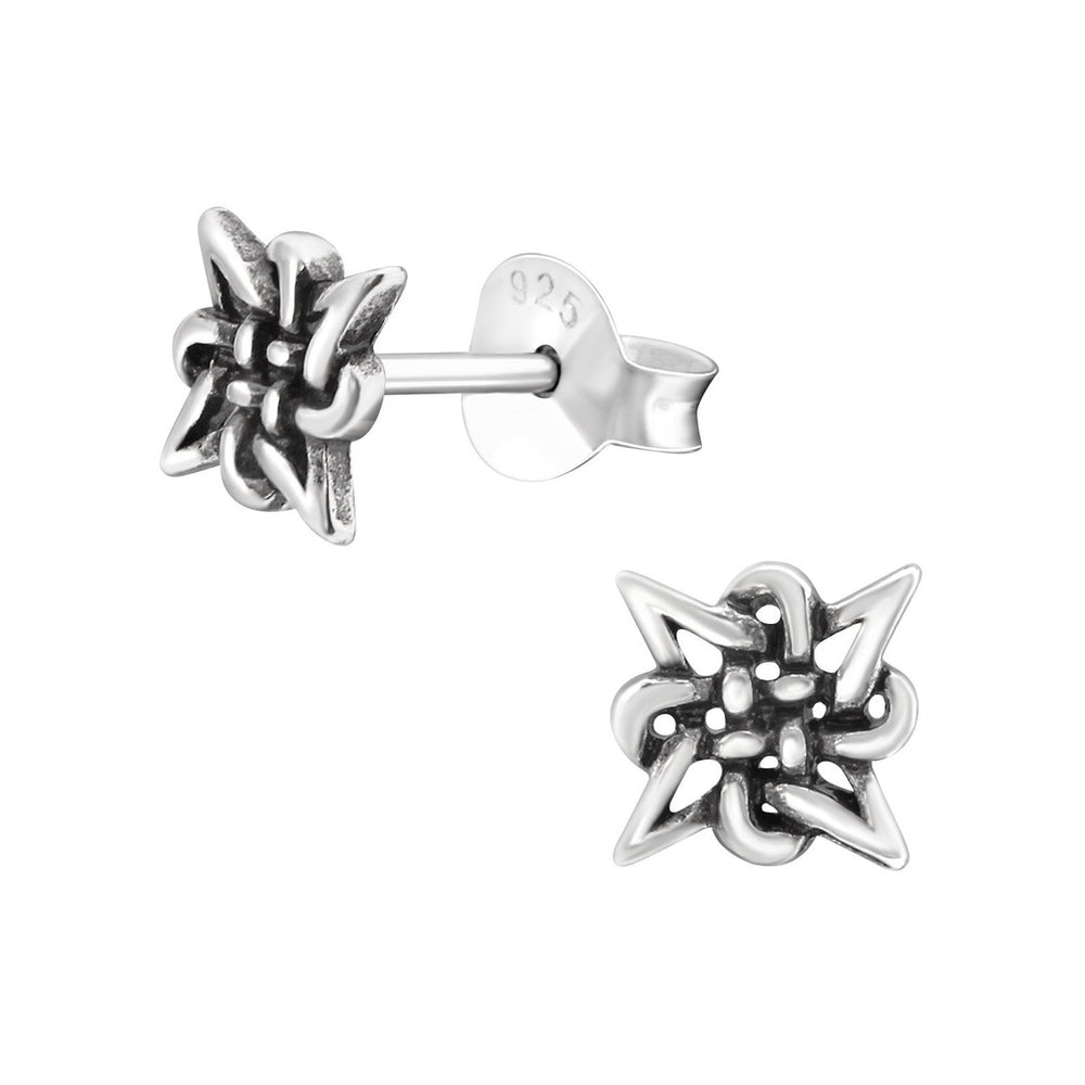 Sterling Silver Celtic Knot Stud Earrings