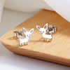 Sterling Silver Chihuahua Dog Earrings