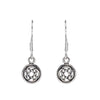 Sterling Silver Circular Celtic Knot Drop Earrings