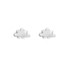 Sterling Silver Cloud Stud Earrings