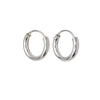 Sterling Silver Dainty Huggie Hoop Earrings