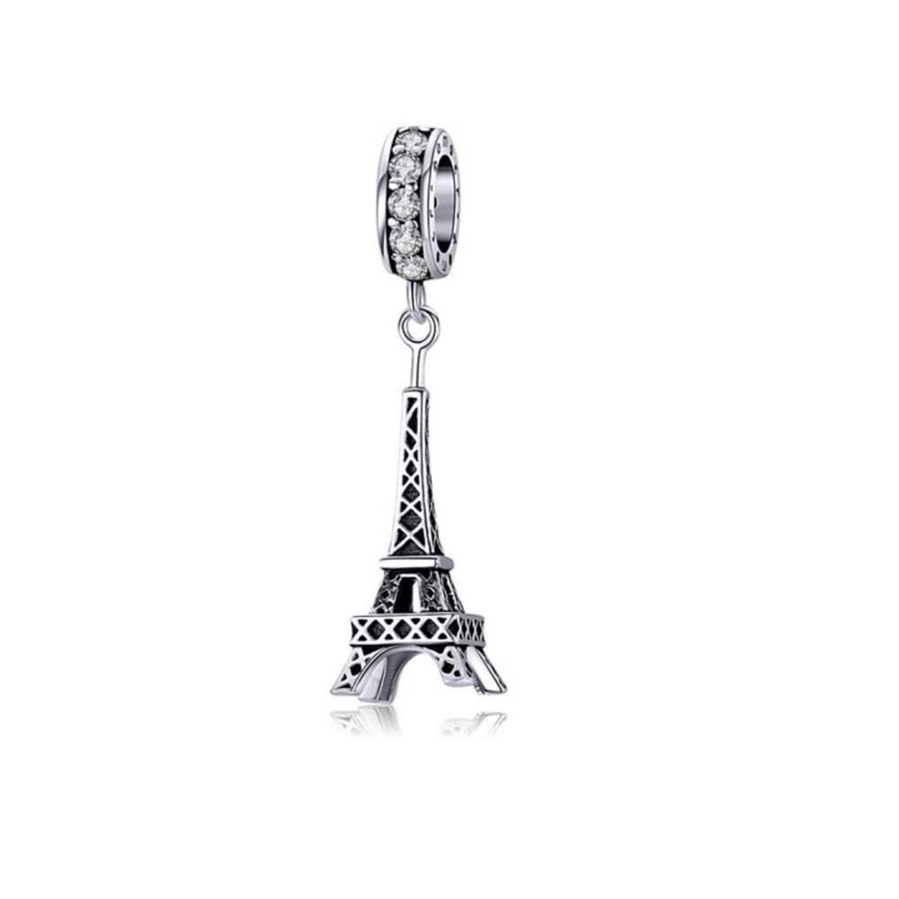 Sterling Silver Dangling Eiffel Tower Charm