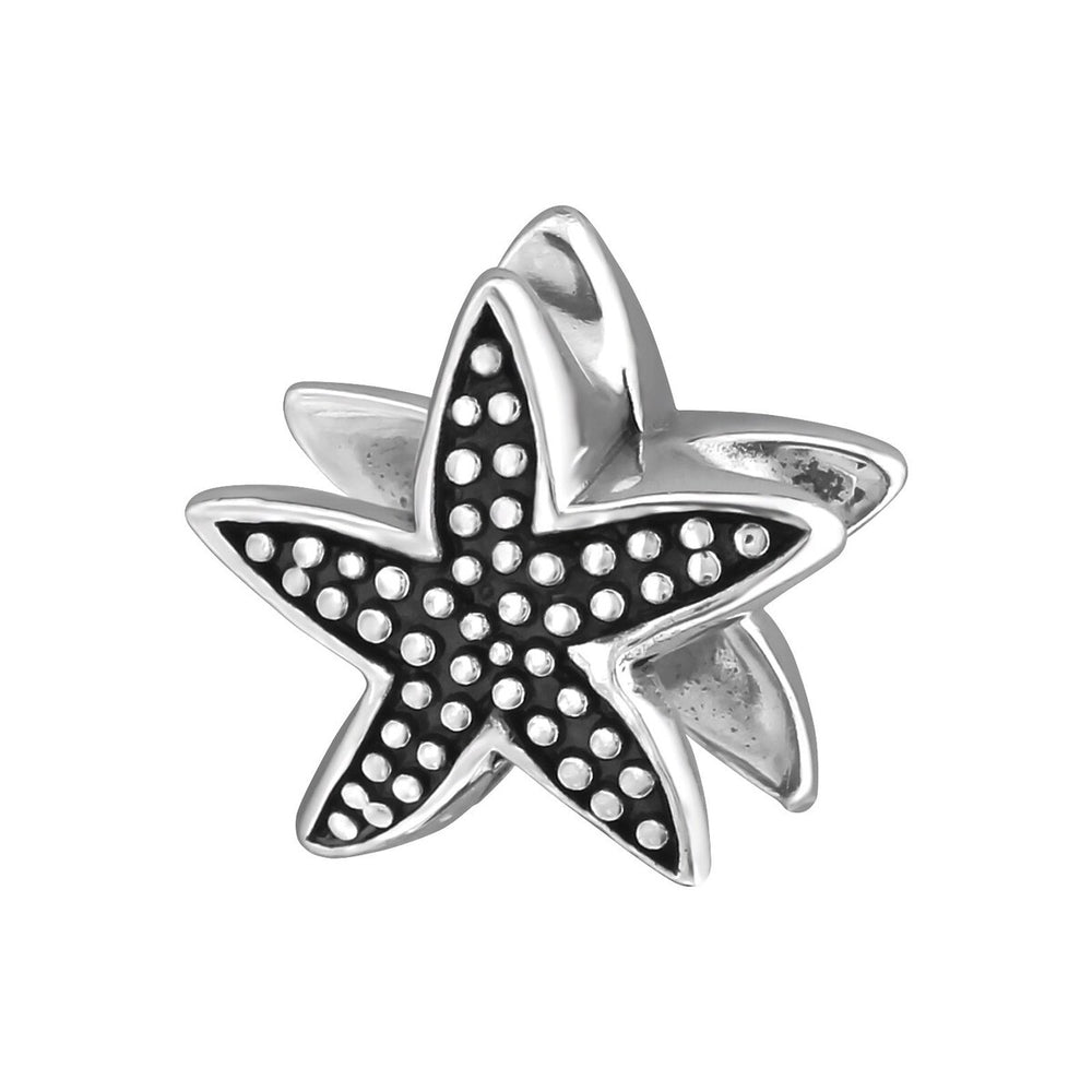 Sterling Silver Dotted Starfish Charm