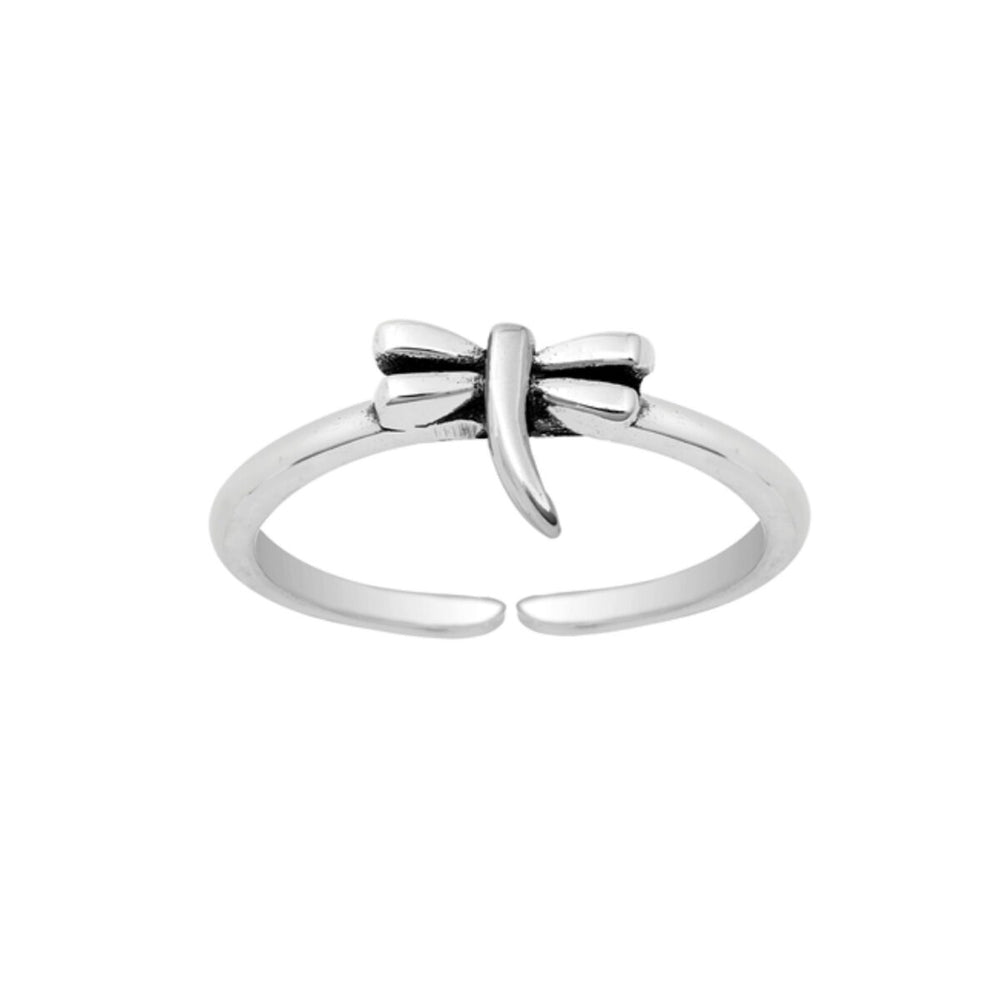 Sterling Silver Dragonfly Toe Ring