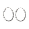 Sterling Silver Everyday Hoop Earrings