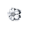 Sterling Silver Flower Charm Bead