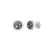 Sterling Silver Galaxy Stud Earrings